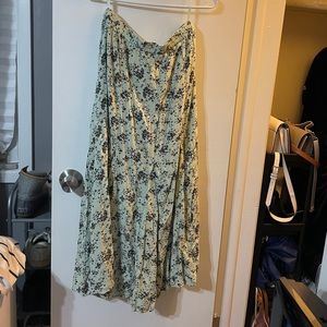 Floral maxi skirt